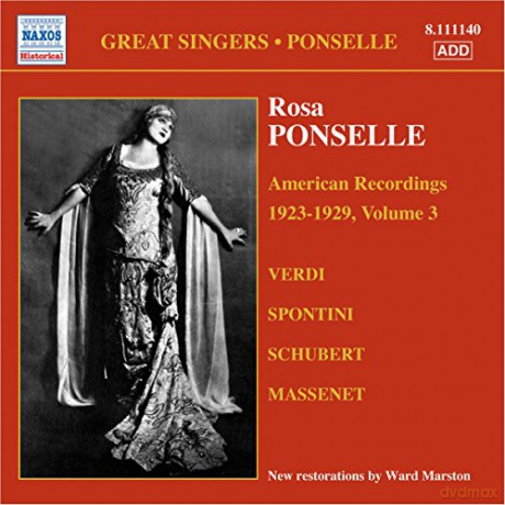 Rosa Ponselle: American Recordings Vol.3 [CD]