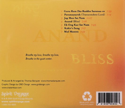 Snatam Kaur: Anand [CD]