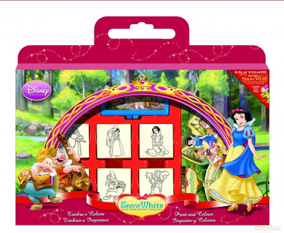 MULTIPRINT Pieczątki Snow White, walizka 7351 [ZABAWKA]