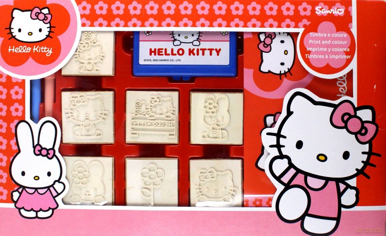 MULTIPRINT Pieczątki Hello Kitty,walizka 7803 [ZABAWKA]