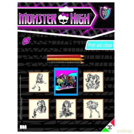 MULTIPRINT Pieczątki Monster High 5869 [ZABAWKA]