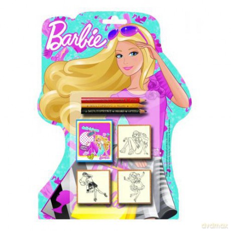 MULTIPRINT Pieczątki Shaped Barbie 11868 [ZABAWKA]