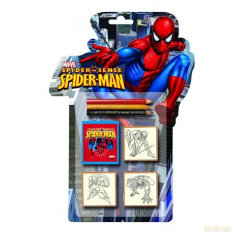 MULTIPRINT Pieczątki Shaped Spiderman 11817 [ZABAWKA]