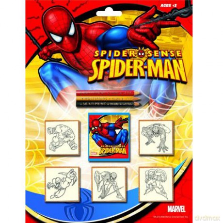 MULTIPRINT Pieczątki Spiderman 5817 [ZABAWKA]