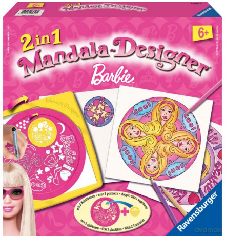 MANDALA Zestaw do Rysowania Barbie 2w1 RAK813384 [ZABAWKA]