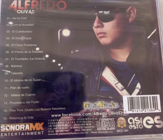 Alfredo Olivas: Asi Es Esto15 Exitos [CD]