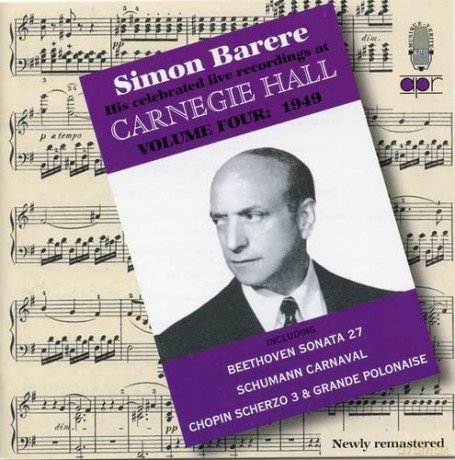 Simon Barere: At Carnegie Hall Vol.4-1949 [CD]