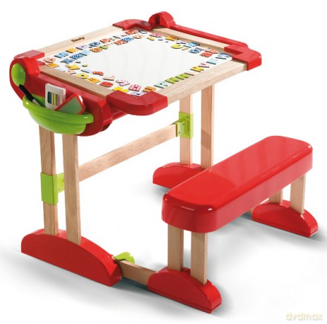SMOBY TABLICA DREWNIANA Z ŁAWKĄ 28014 [ZABAWKA]