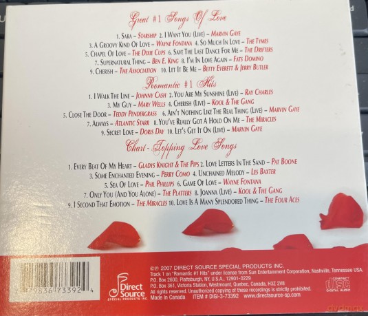 Awesome 1 Love Songs [CD]