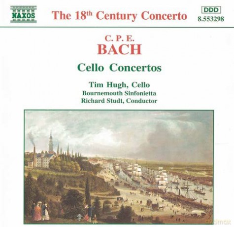 Hugh/Studt/Bournem. Sinfon.: BACH C.P.E.: Cello Concertos [CD]