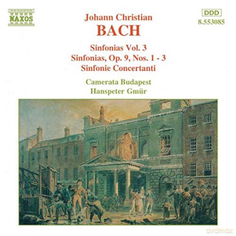 Gmür/Camerata Budapest: BACH J. Chr.: Sinfonias Vol.3 [CD]