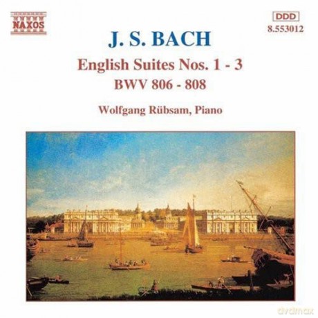Wolfgang Rübsam: BACH J. S.: English Suites 1-3 [CD]