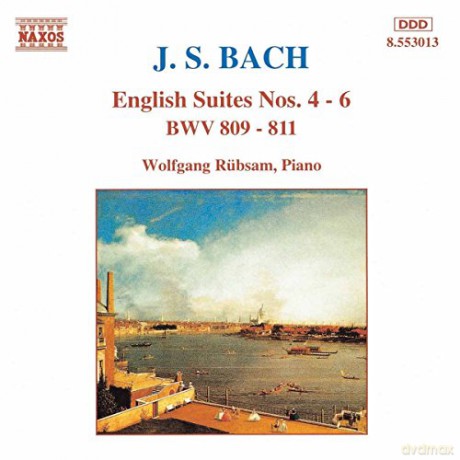 Wolfgang Rübsam: BACH J. S.: English Suites 4-6 [CD]