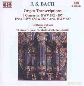 Wolfgang Rübsam: BACH J.S.:Organ Transcriptions [CD]