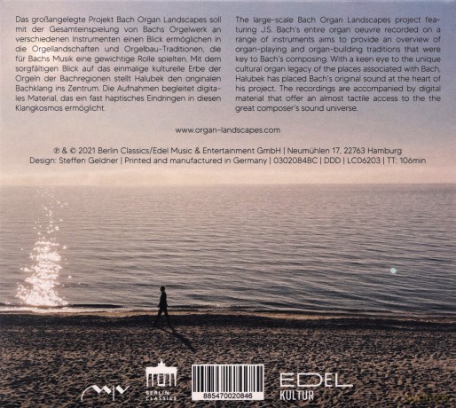 Halubek: Bach Organ Landscapes:Hamburg [2CD]