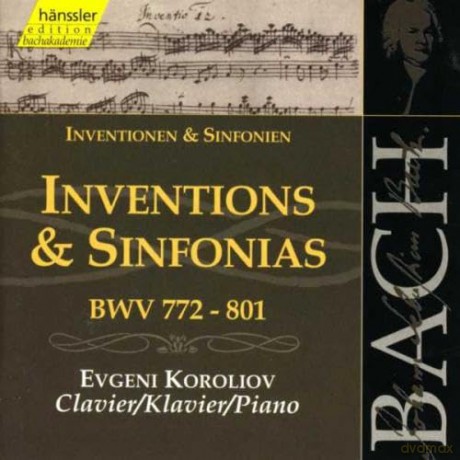 Evgeni Koroliov: BACH: Inventionen BWV 772-801 [CD]