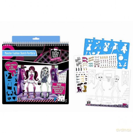 MONSTER HIGH Portfolio z Modą 64002 [ZABAWKA]