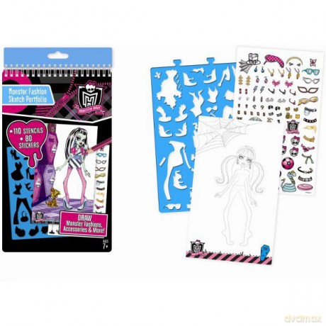 MONSTER HIGH Projektowanie Mody Szkicown 64001 [ZABAWKA]