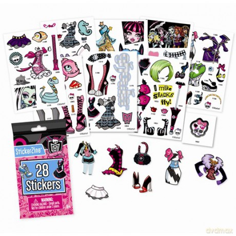 MONSTER HIGH Upiorne Naklejki 64010 [ZABAWKA]