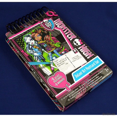 MONSTER HIGH Zest. Widokówek Flamastry 64028 [ZABAWKA]