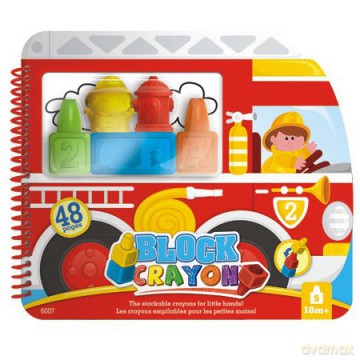 WOOKY Block Crayon Zest.Strażak książecz BC6007 [ZABAWKA]