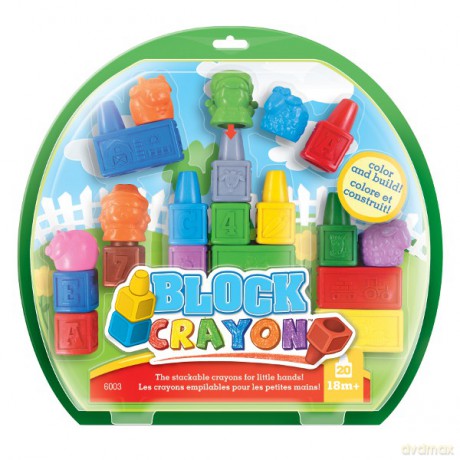 WOOKY Block Crayon Zest.farma 20 kredek BC6003 [ZABAWKA]