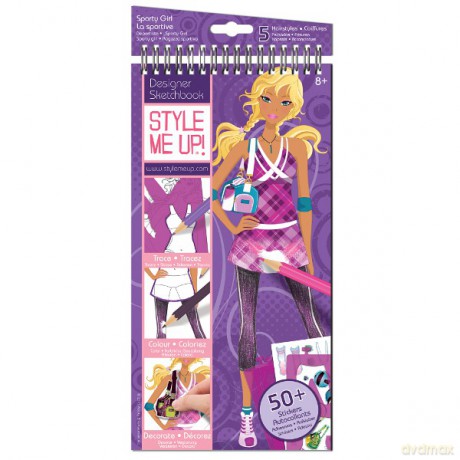 WOOKY SMU Szkicownik sportowa moda SMU1464 [ZABAWKA]