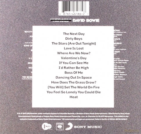 David Bowie: The Next Day [CD]