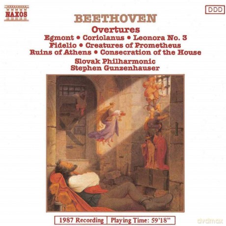 Gunzenhauser/Slowak. Phil. Or.: BEETHOVEN: Overtures Vol.1 [CD]