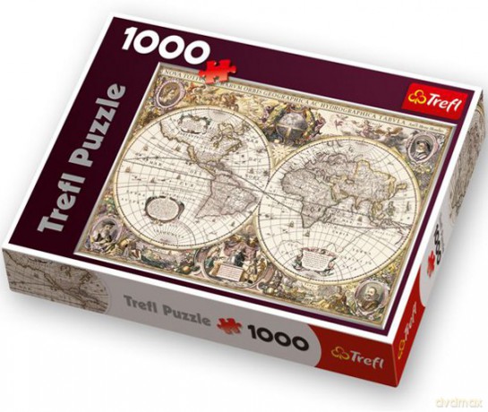 TREFL 1000 Kartografia  [PUZZLE]