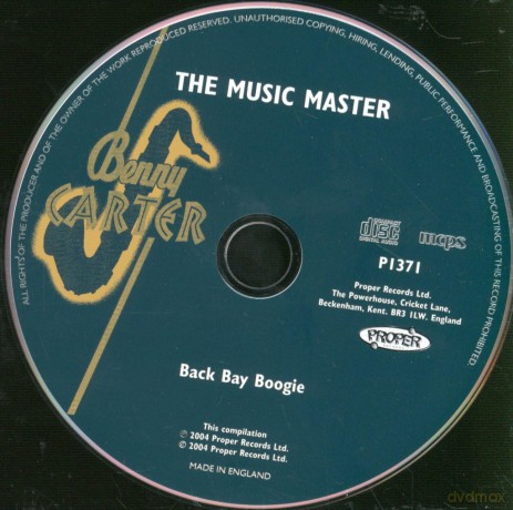 Benny Carter-Back Bay Boogie [CD]