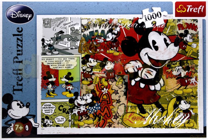TREFL 1000 Myszka Miki Retro  [PUZZLE]