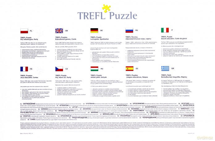 TREFL 1000 El. Wilki  [PUZZLE]
