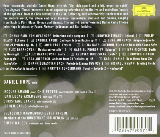 Daniel Hope: Spheres [CD]