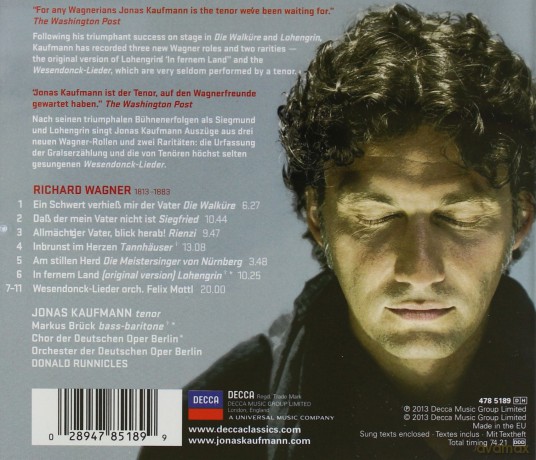 Jonas Kaufmann: Wagner [CD]