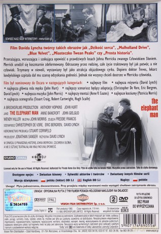 Człowiek Słoń [DVD]