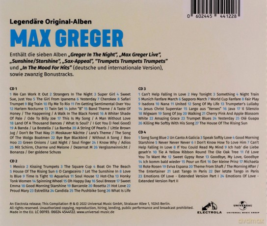 Max Greger: Big Box [4CD]