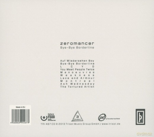 Zeromancer: Bye-Bye Borderline (digipack) [CD]