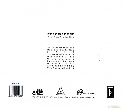 Zeromancer: Bye-Bye Borderline (digipack) [CD]