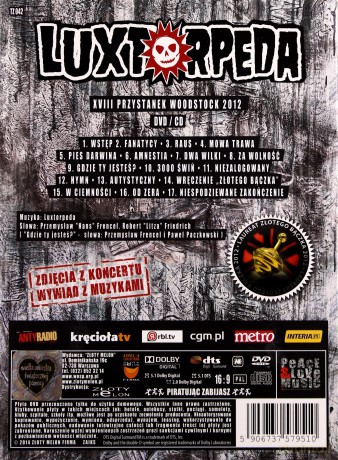 Luxtorpeda: Przystanek Woodstock 2012 (digipack) [DVD]+[CD]