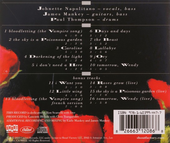 Concrete Blonde: Bloodletting: 20th Anniversary Edition [CD]