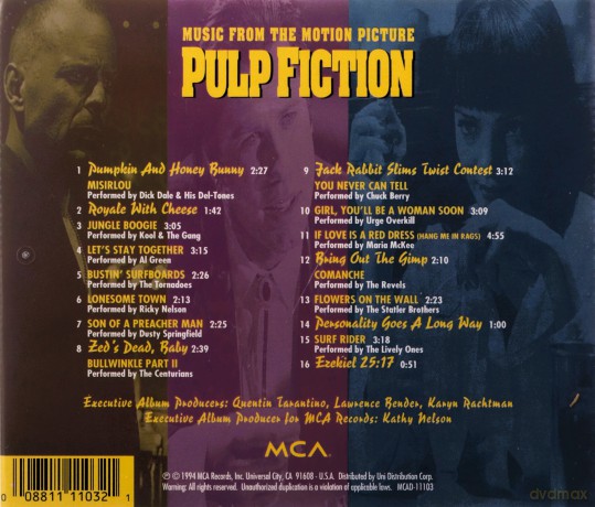 Pulp Fiction: Bof Quentin Tarantino [CD]