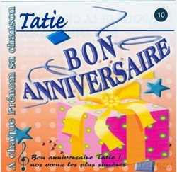 Bon Anniversaire Tatie: Bon anniversaire Tatie [CD]