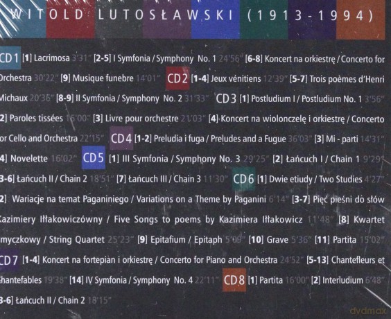 Witold Lutosławski: Centenary Edition. Gold Collection [8CD]