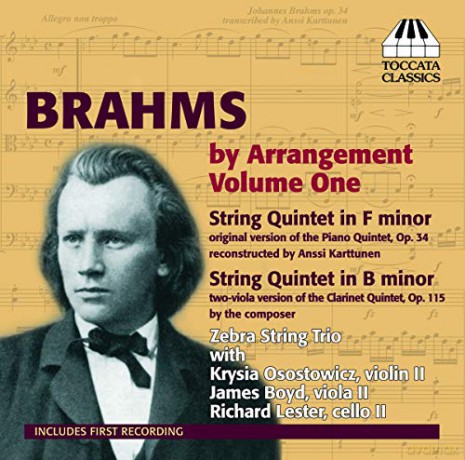Zebra String Trio: BRAHMS by Arrangement Vol.1 [CD]
