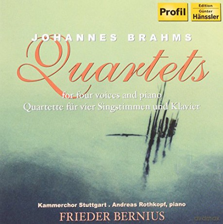 Bernius/Kammerchor Stuttgart: BRAHMS: Quartets for four voices [CD]