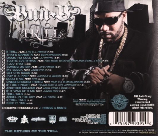 Bun B-Ii Trill [CD]
