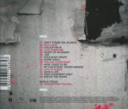 Rea Garvey: Can't Stand The Silence - The Encore [CD]
