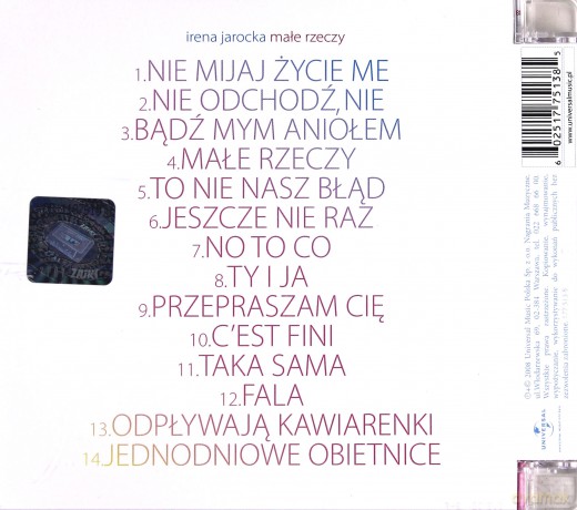 Irena Jarocka: Małe Rzeczy [CD]
