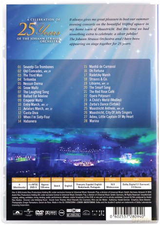 Andre Rieu: Happy Birthday! A Celebration Of 25 Years Of The Johann Strauss Orchestra [DVD]